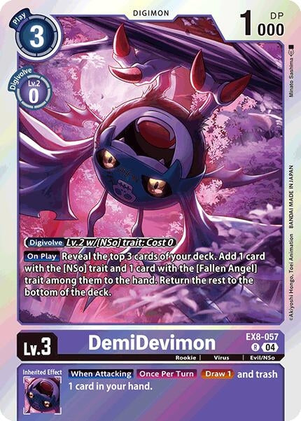 Image for DemiDevimon - Digimon Card Game