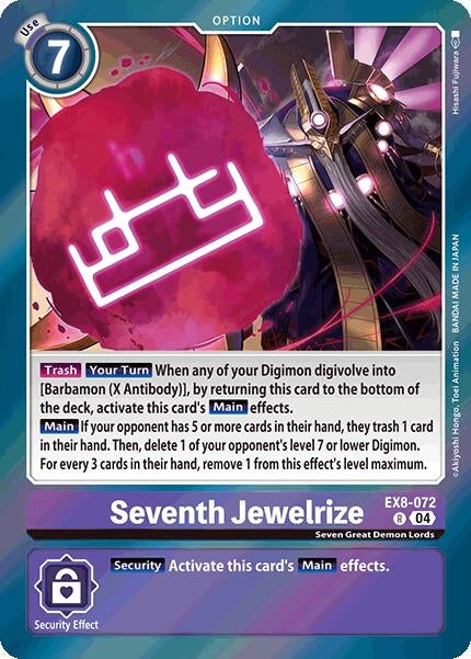 Image for Seventh Jewelrize - Digimon Card Game