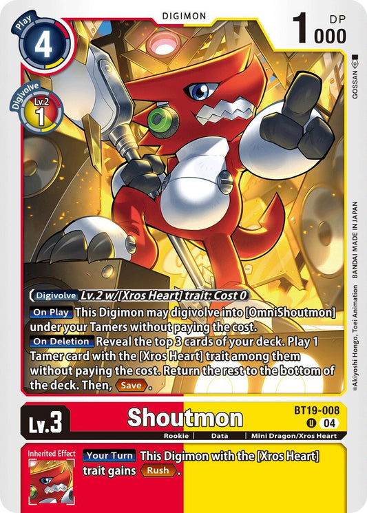 Image for Shoutmon - Digimon Card Game
