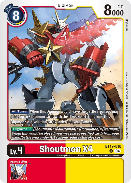 Image for Shoutmon X4 - Digimon Card Game