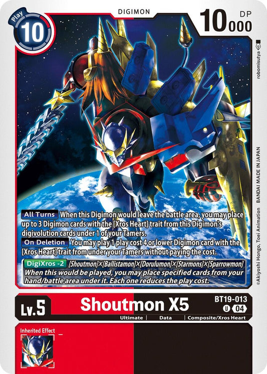 Image for Shoutmon X5 - Digimon Card Game