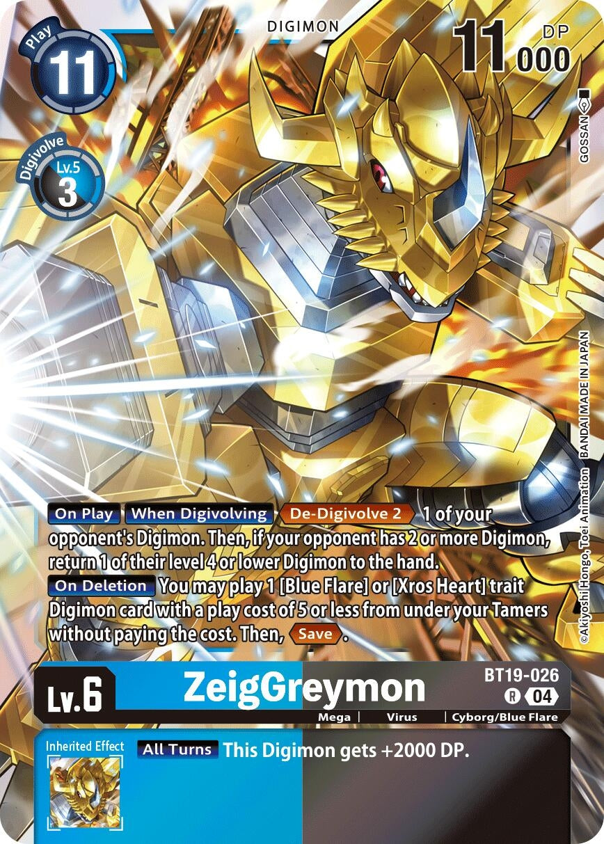 Image for ZeigGreymon - Digimon Card Game