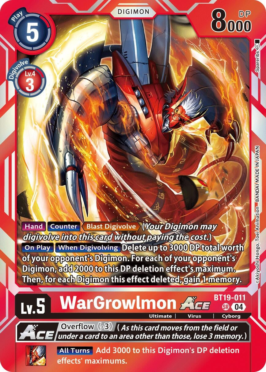Image for WarGrowlmon ACE - Digimon Card Game