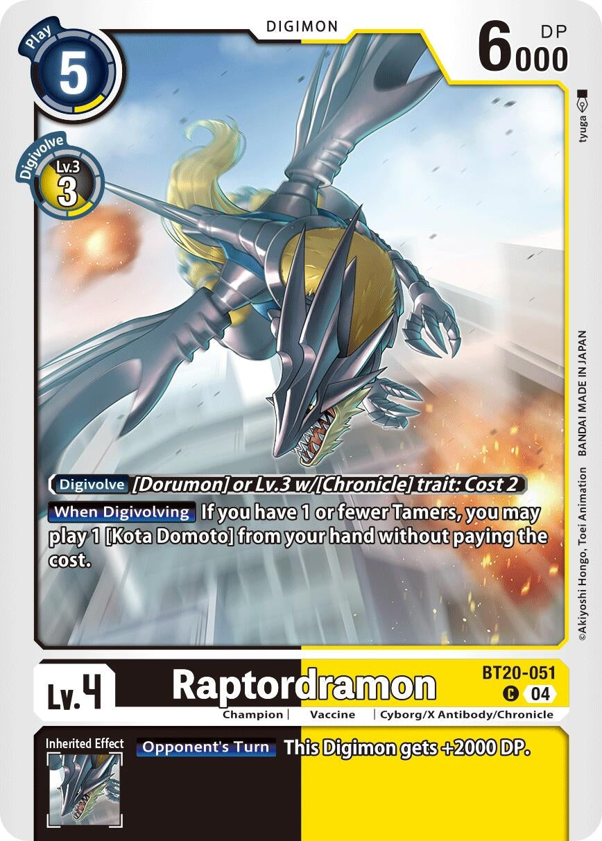 Image for Raptordramon - Digimon Card Game