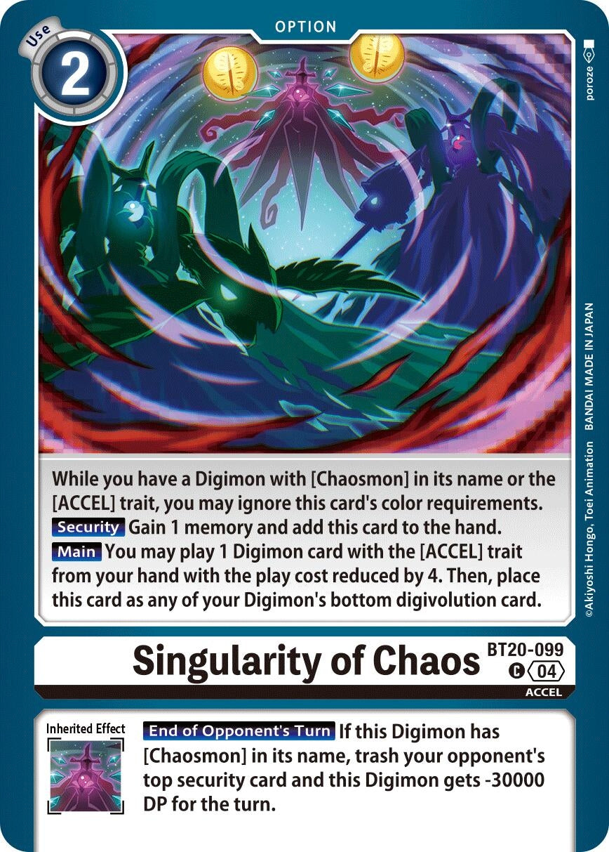Image for Singularity of Chaos - Digimon Card Game