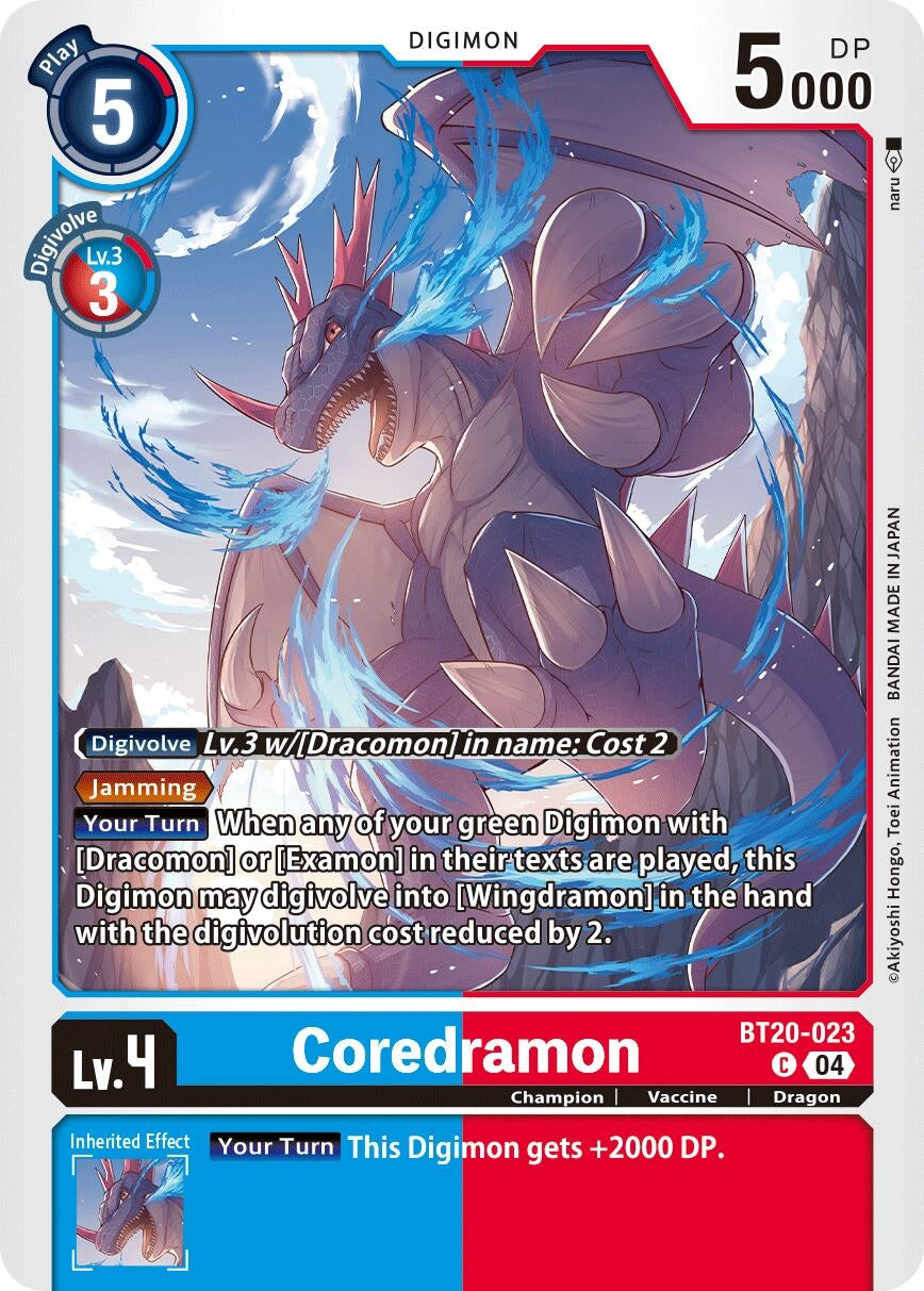 Image for Coredramon - BT20-023 - Digimon Card Game