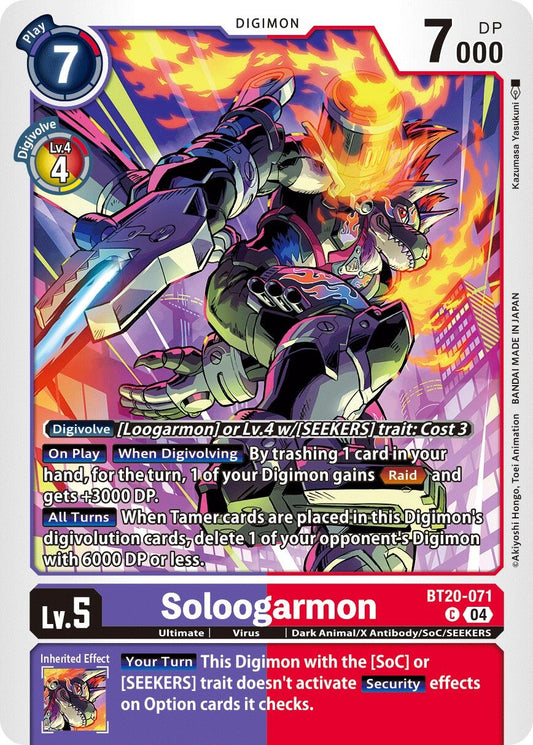 Image for Soloogarmon - Digimon Card Game