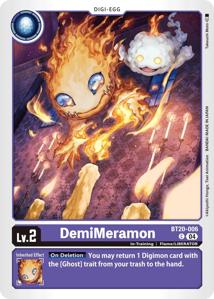 Image for DemiMeramon - BT20-006 - Digimon Card Game