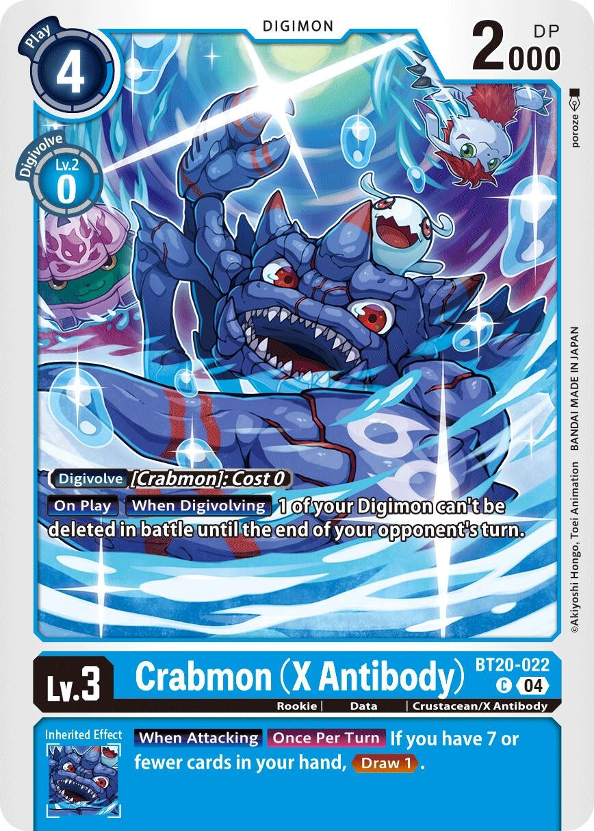 Image for Crabmon (X Antibody) - Digimon Card Game