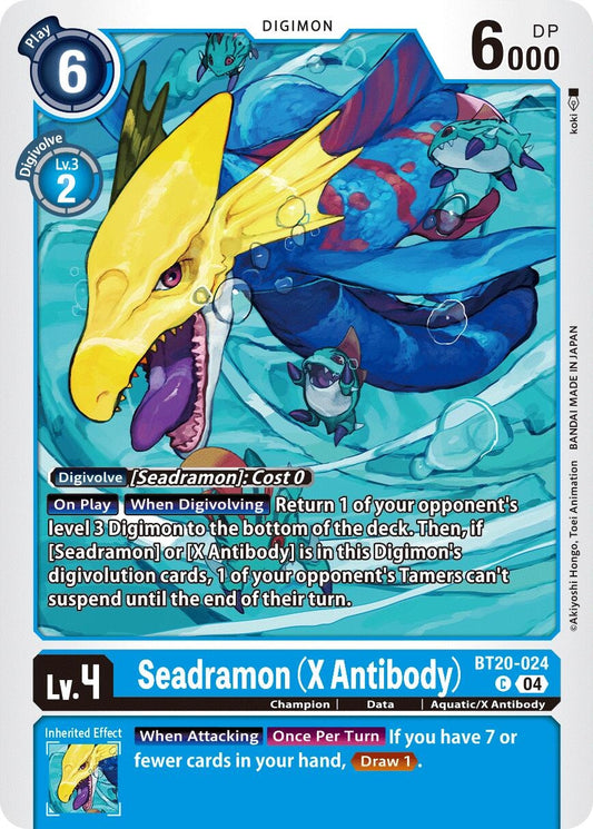 Image for Seadramon (X Antibody) - Digimon Card Game