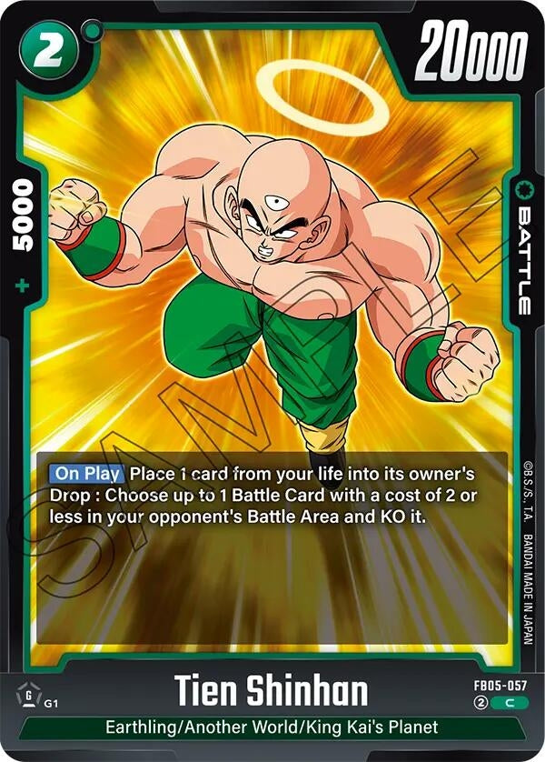 Image for Tien Shinhan - FB05-057 - Dragon Ball Super: Fusion World