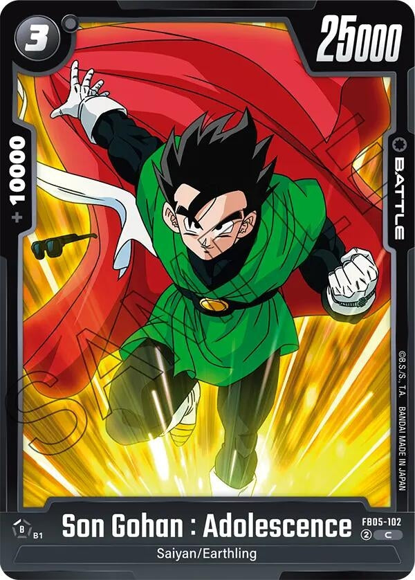 Image for Son Gohan : Adolescence - FB05-102 - Dragon Ball Super: Fusion World