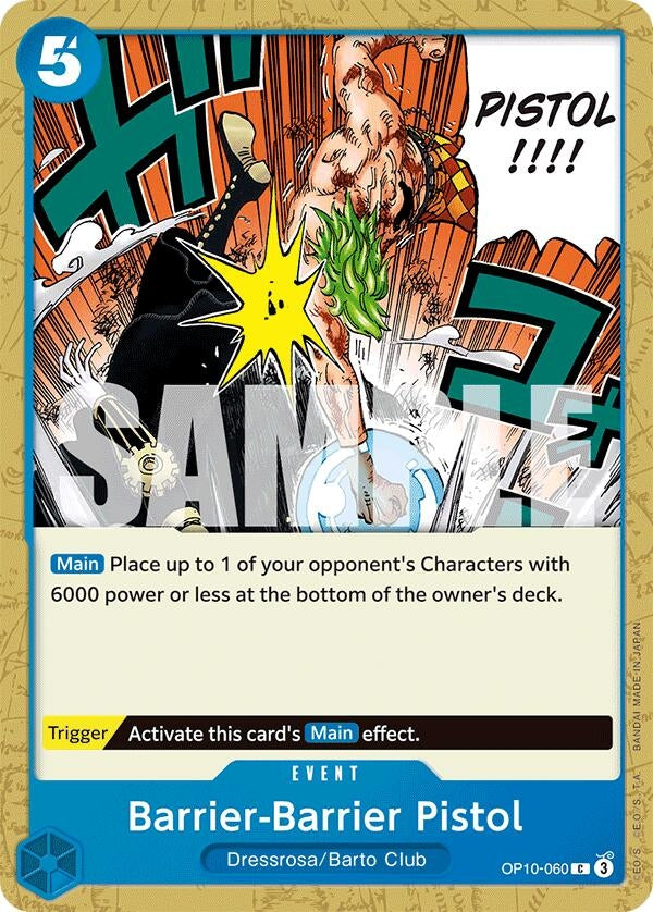 Image for Barrier-Barrier Pistol - One Piece Card Game