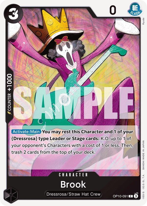 Image for Brook (091) - One Piece Card Game
