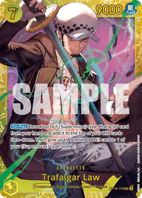 Image for Trafalgar Law (119) - One Piece Card Game