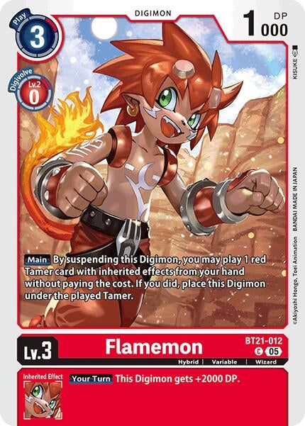 Image for Flamemon - Digimon Card Game