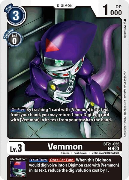 Image for Vemmon - Digimon Card Game