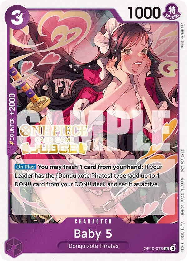 Image for Baby 5 (Judge Pack Vol. 5) - One Piece Card Game