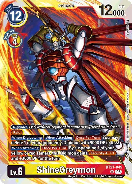 Image for ShineGreymon - Digimon Card Game