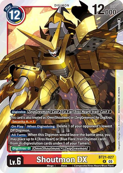 Image for Shoutmon DX - Digimon Card Game