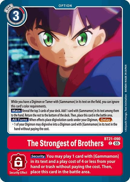 Image for The Strongest of Brothers - Digimon Card Game