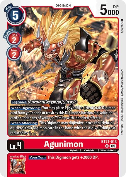 Image for Agunimon - Digimon Card Game