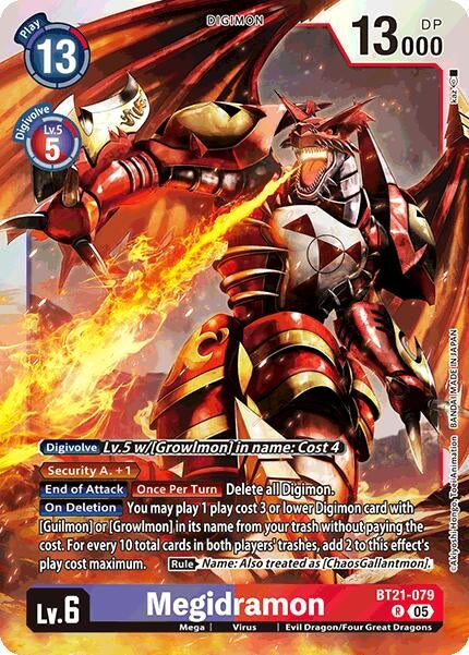 Image for Megidramon - Digimon Card Game