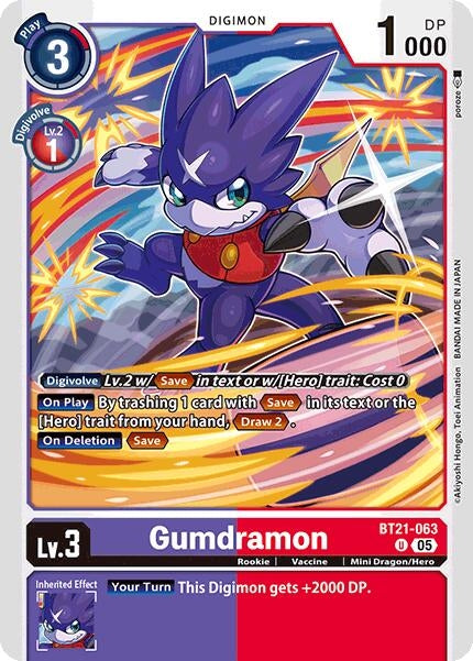Image for Gumdramon - Digimon Card Game