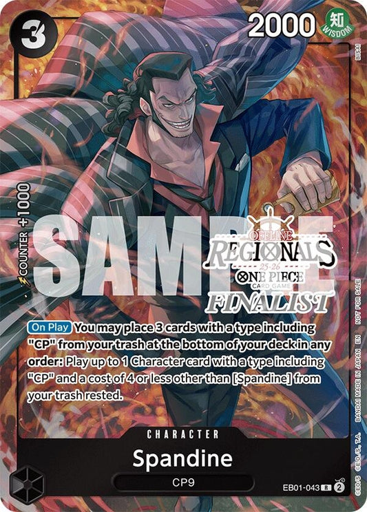 Image for Spandine (Regional Finalist Card Set 2025 Vol.1) - One Piece Card Game