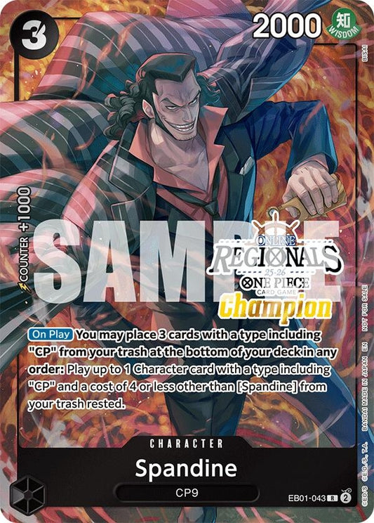 Image for Spandine (Regional Champion Card Set 2025 Vol.1) - One Piece Card Game