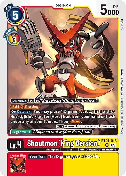 Image for Shoutmon (King Version) - Digimon Card Game