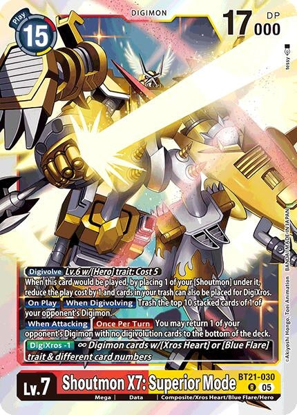 Image for Shoutmon X7: Superior Mode - Digimon Card Game