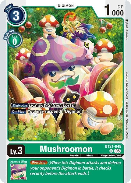 Image for Mushroomon - Digimon Card Game
