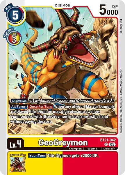 Image for GeoGreymon - Digimon Card Game