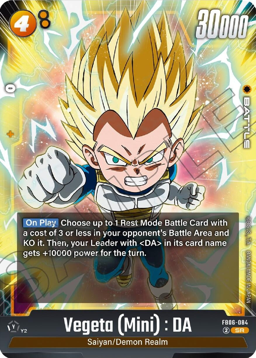 Image for Vegeta (Mini) : DA - FB06-084 - Dragon Ball Super: Fusion World