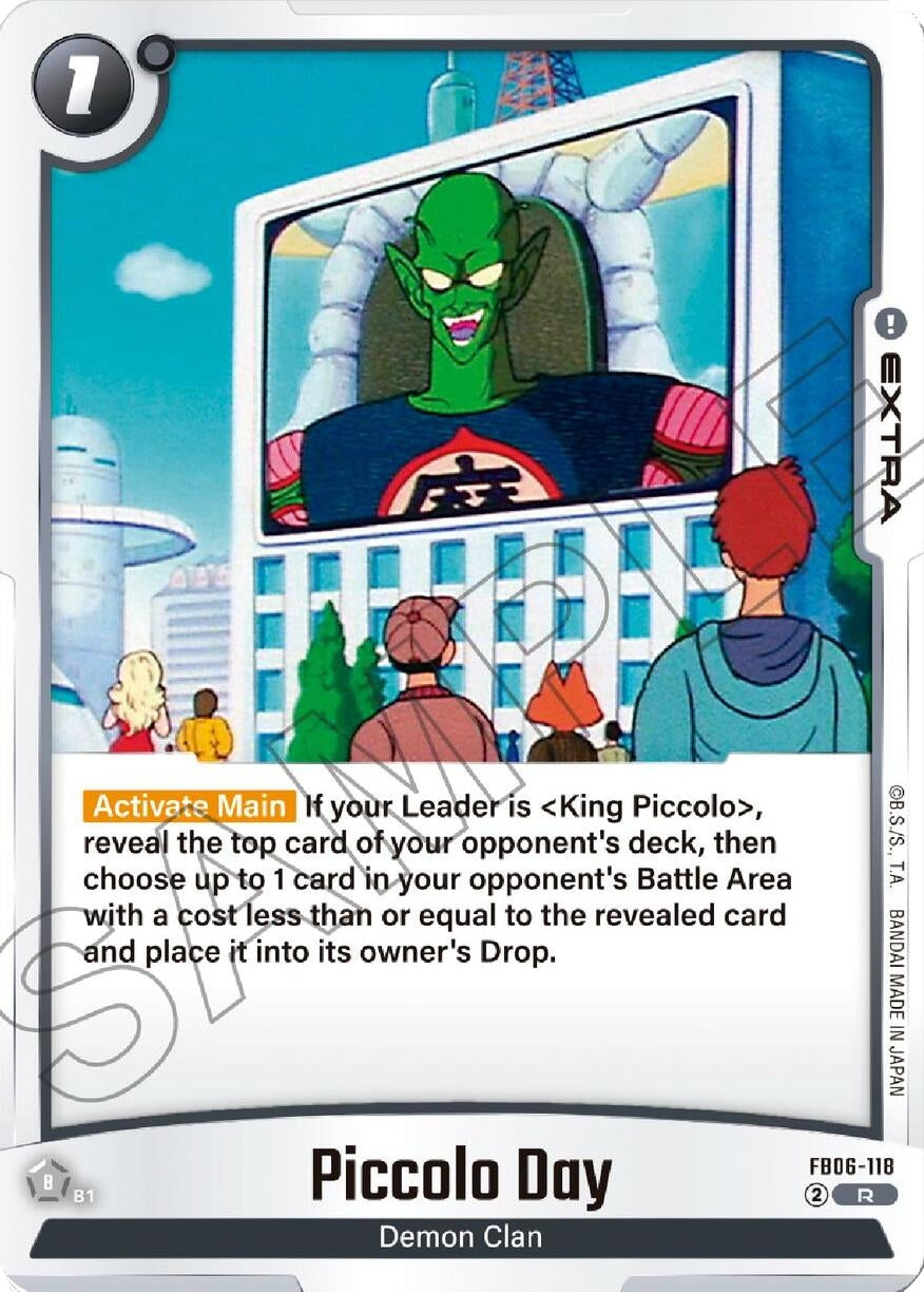 Image for Piccolo Day - Dragon Ball Super: Fusion World