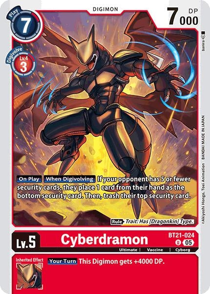 Image for Cyberdramon - Digimon Card Game