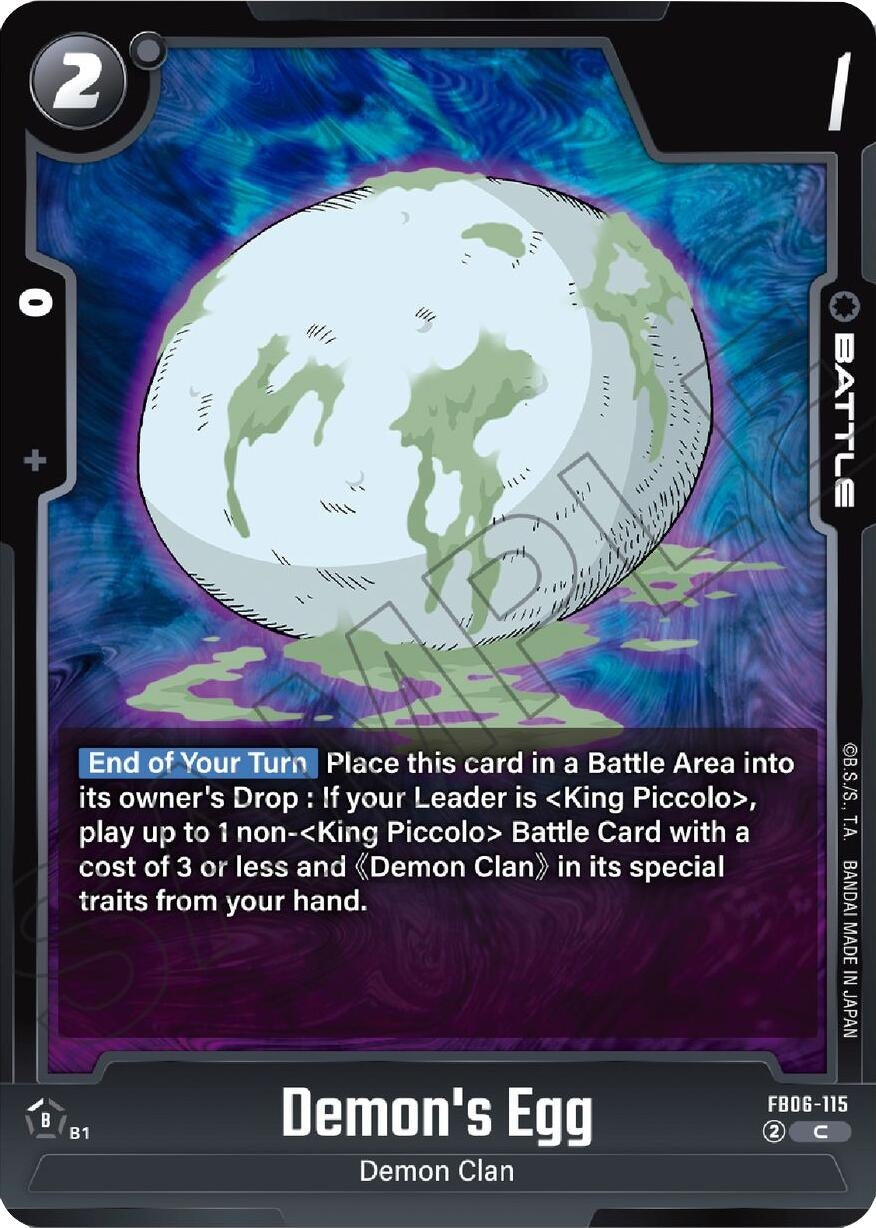 Image for Demon's Egg - Dragon Ball Super: Fusion World