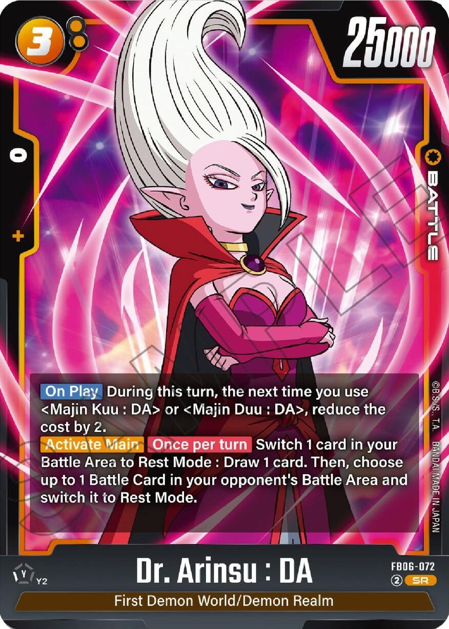 Image for Dr. Arinsu : DA - FB06-072 - Dragon Ball Super: Fusion World