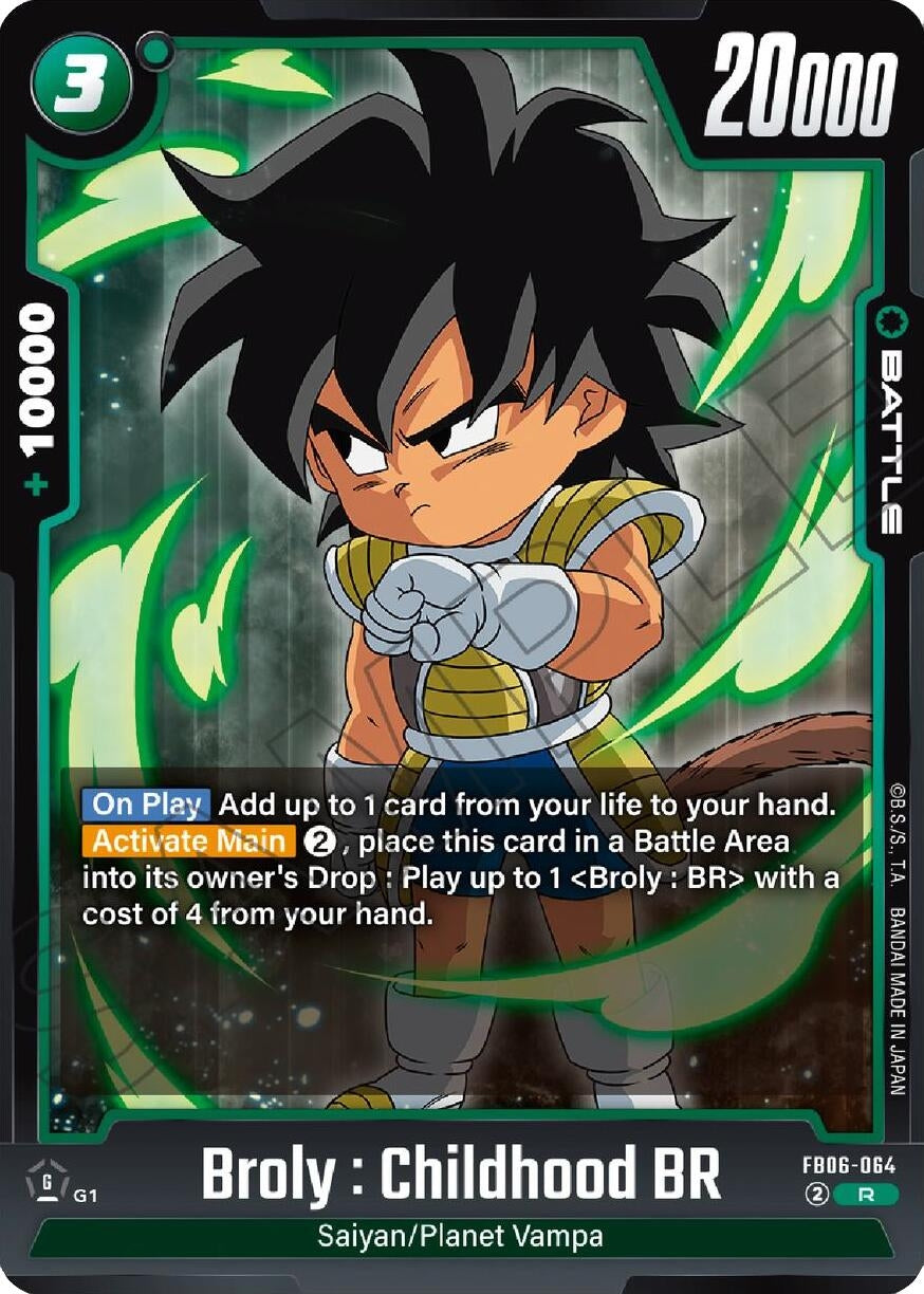 Image for Broly : Childhood BR - Dragon Ball Super: Fusion World