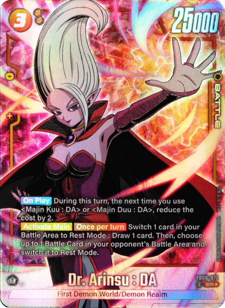 Image for Dr. Arinsu : DA - FB06-072 (Alternate Art) - Dragon Ball Super: Fusion World