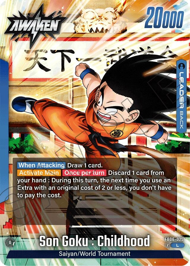 Image for Son Goku : Childhood - FB06-025 - Dragon Ball Super: Fusion World