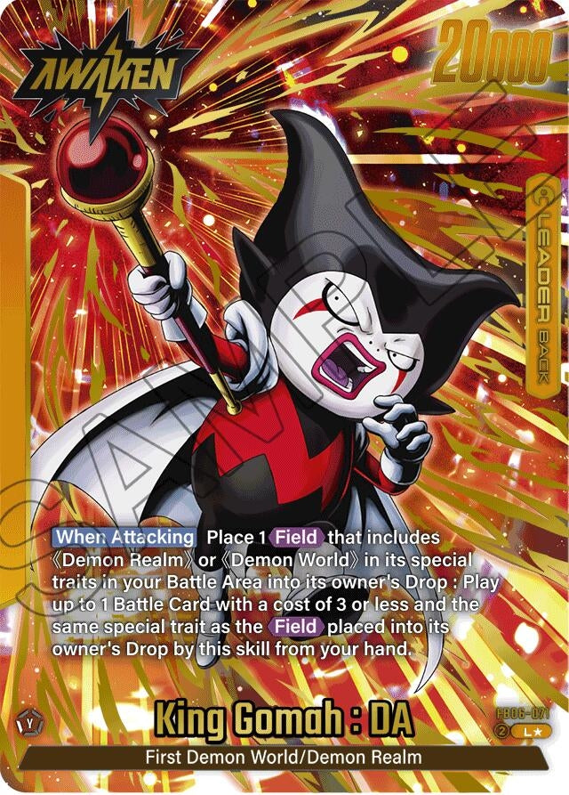 Image for King Gomah : DA - FB06-071 (Alternate Art) - Dragon Ball Super: Fusion World