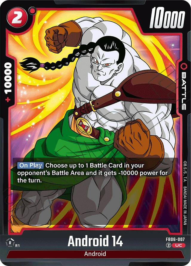 Image for Android 14 - Dragon Ball Super: Fusion World