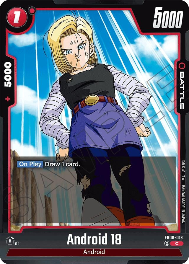 Image for Android 18 - FB06-013 - Dragon Ball Super: Fusion World