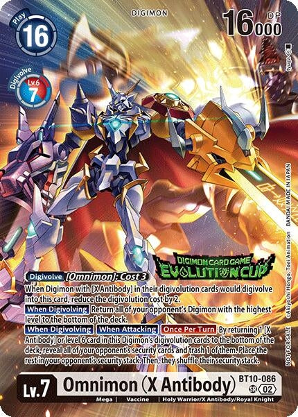 Image for Omnimon (X Antibody) (Evolution Cup 2025 Vol. 1) - Digimon Card Game