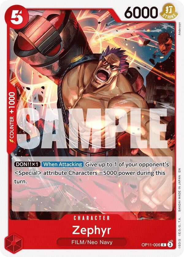 Image for Zephyr - One Piece Card Game