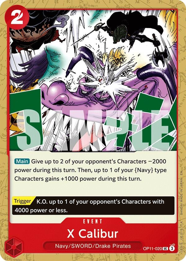 Image for X Calibur - One Piece Card Game