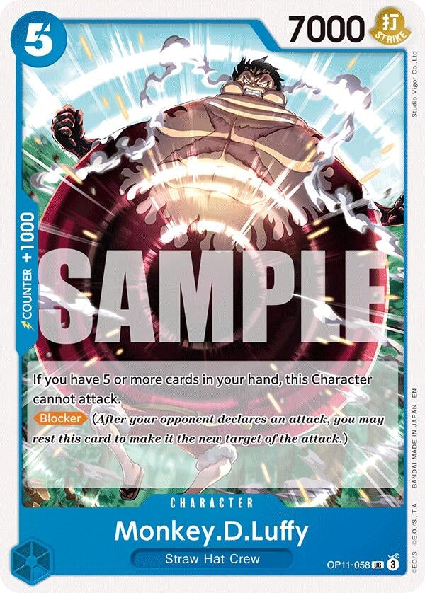 Image for Monkey.D.Luffy (058) - One Piece Card Game