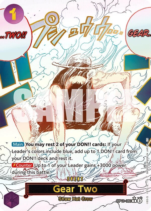 Image for Gear Two (Alternate Art) - One Piece Card Game